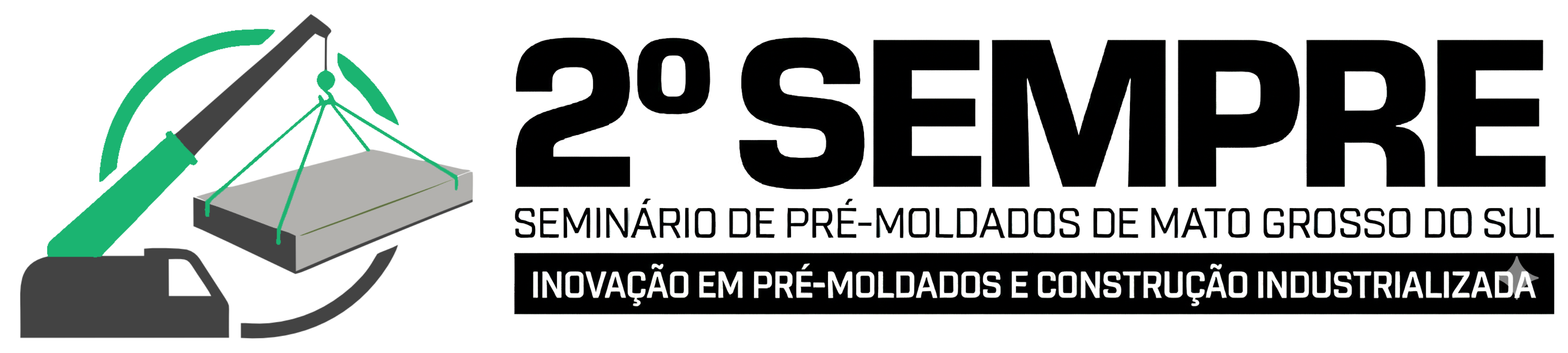 Logo 2º SEMPRE - Seminário de Pré-Moldados de Mato Grosso do Sul 2026